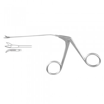 Wullstein Micro Scissor Left Stainless Steel, 8 cm - 3" Blade Size 4.0 x 1.8 mm